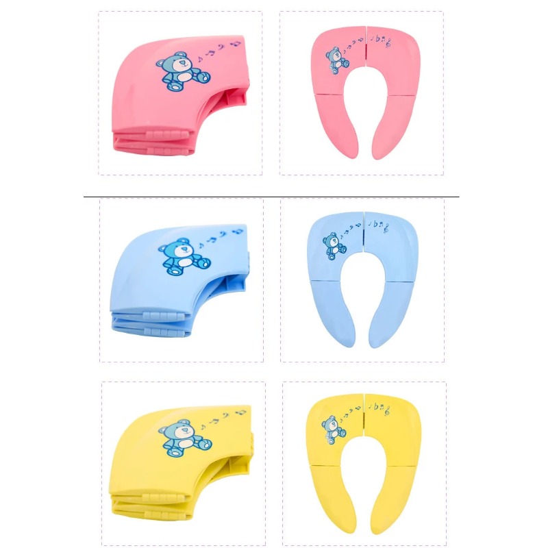 Toddler Potty Training Seat - 1Pcs Travel Potty Baby Travel Folding