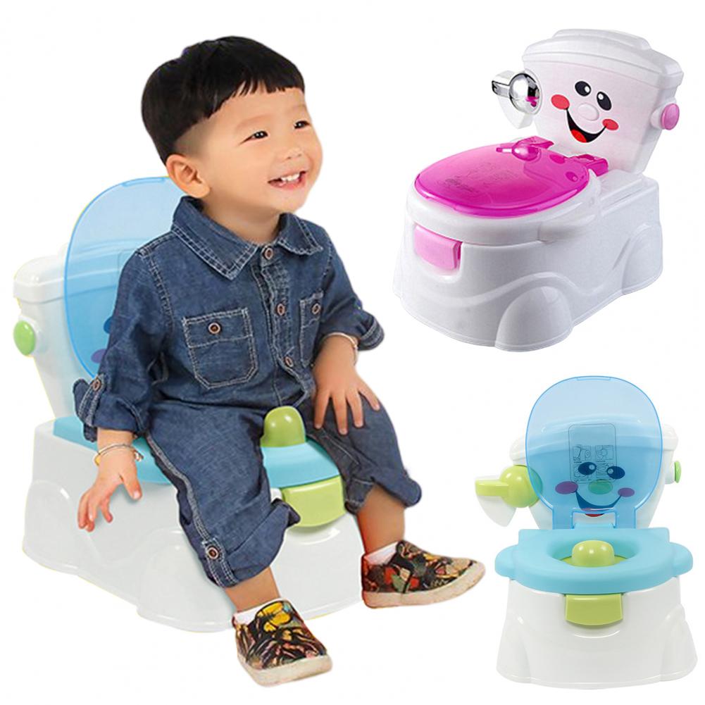 Toddler Potty Training Seat - Children Toilet with Lid Detachable Drawer