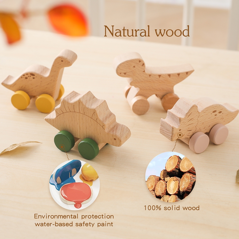 1PC Baby Toy Beech Wood Block  - огляд і ціна Baby Products Natural