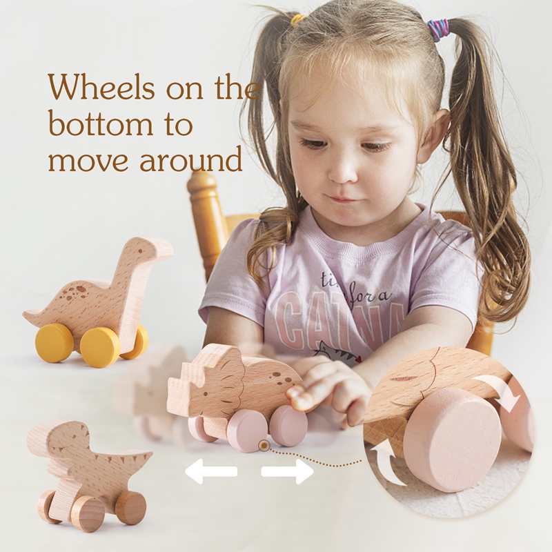 1PC Baby Toy Beech Wood Block  - огляд і ціна Baby Products Natural