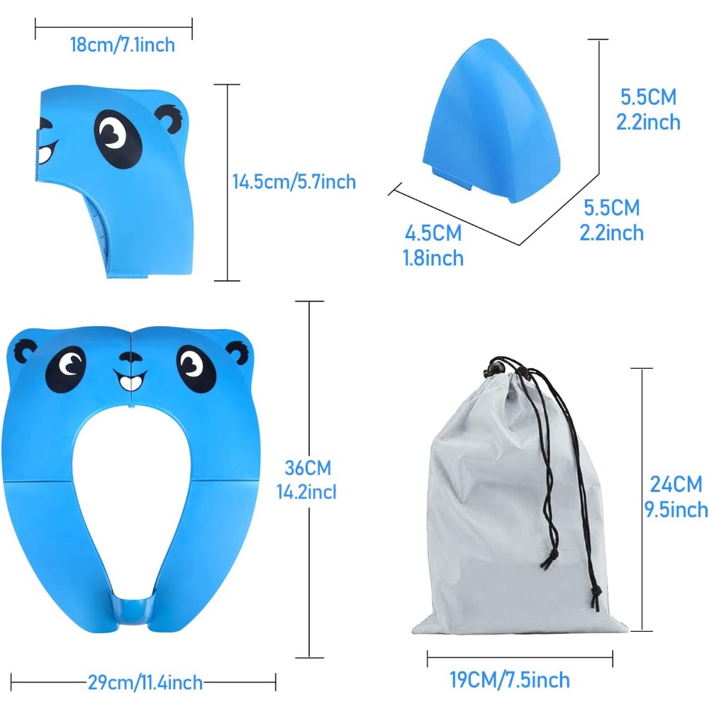 Portable Folding Non Slip Sili - огляд і ціна Toddler Potty Training Seat
