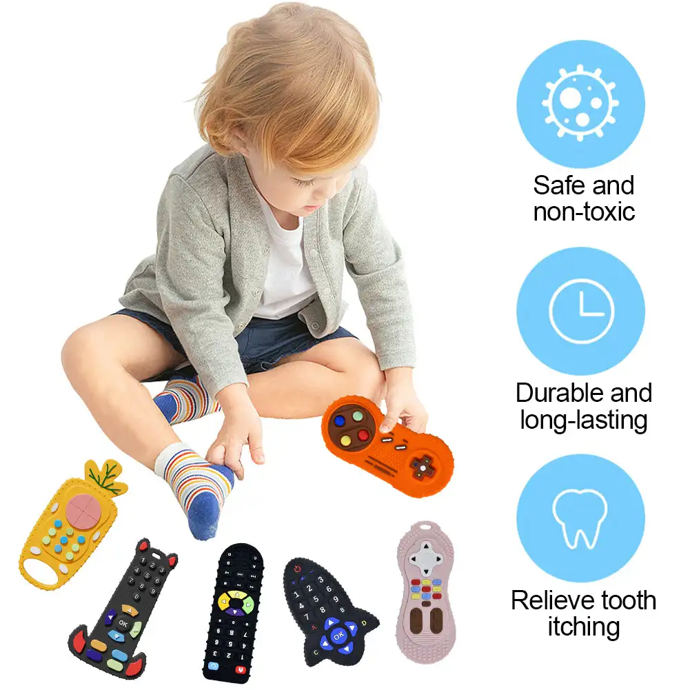 Baby Silicone Teether Toys Rem - огляд і ціна Baby Products Natural
