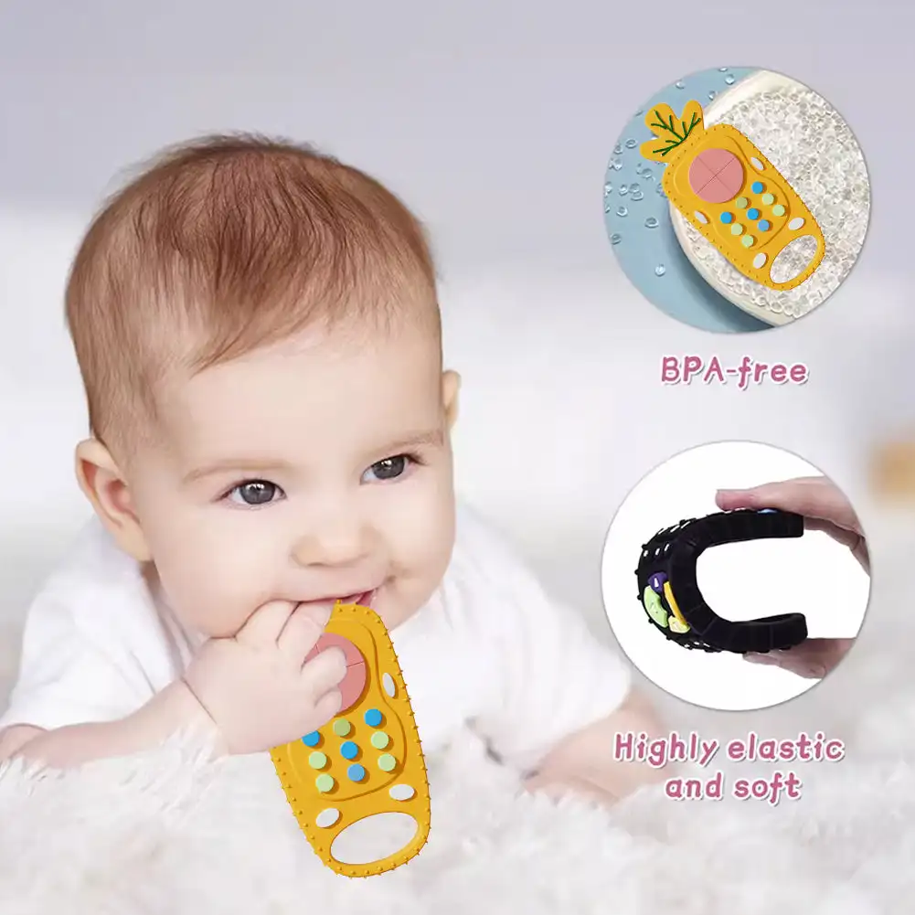 Baby Silicone Teether Toys Rem - огляд і ціна Baby Products Natural