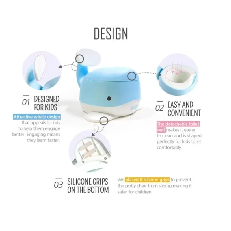 Cute Whale Bunny Child Potty T - огляд і ціна Toddler Potty Training Seat