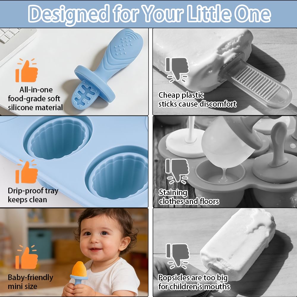 Baby food molds, suitable for  - огляд і ціна Baby Products Cream